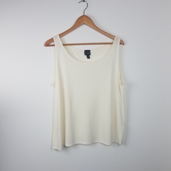 eileen fisher stretch silk camisole